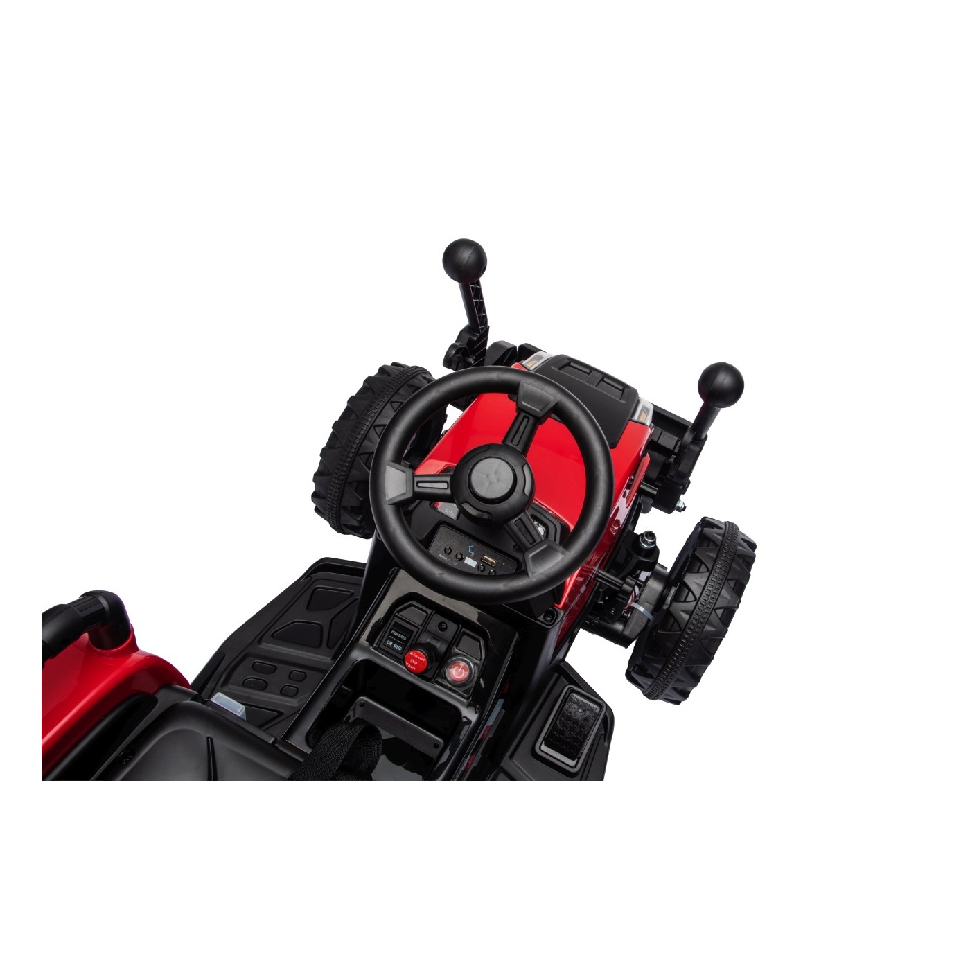 Traktor XT60 s prívesom Červený