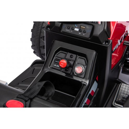 Traktor XT60 s prívesom Červený
