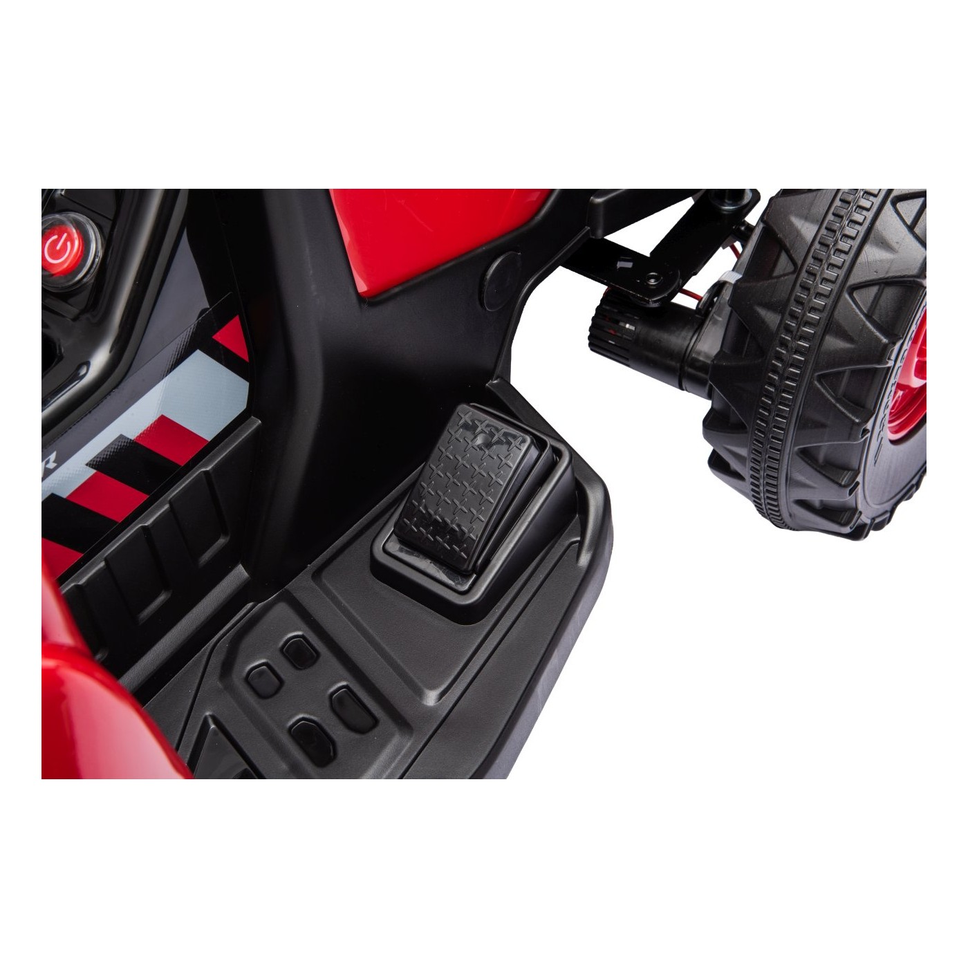 Traktor XT60 s prívesom Červený