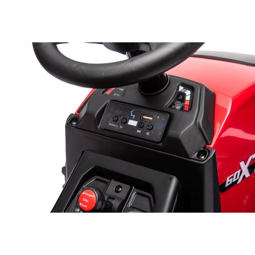 Traktor XT60 s prívesom Červený