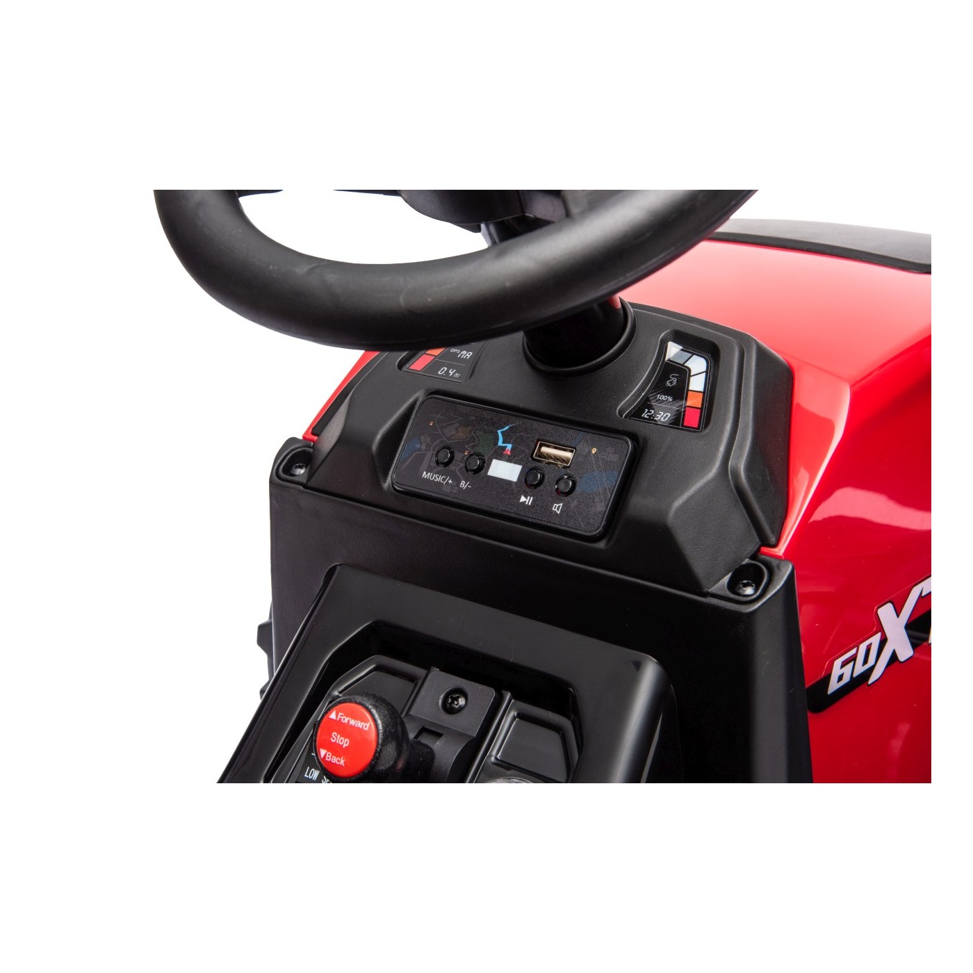Traktor XT60 s prívesom Červený