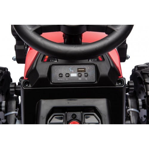 Traktor XT60 s prívesom Červený