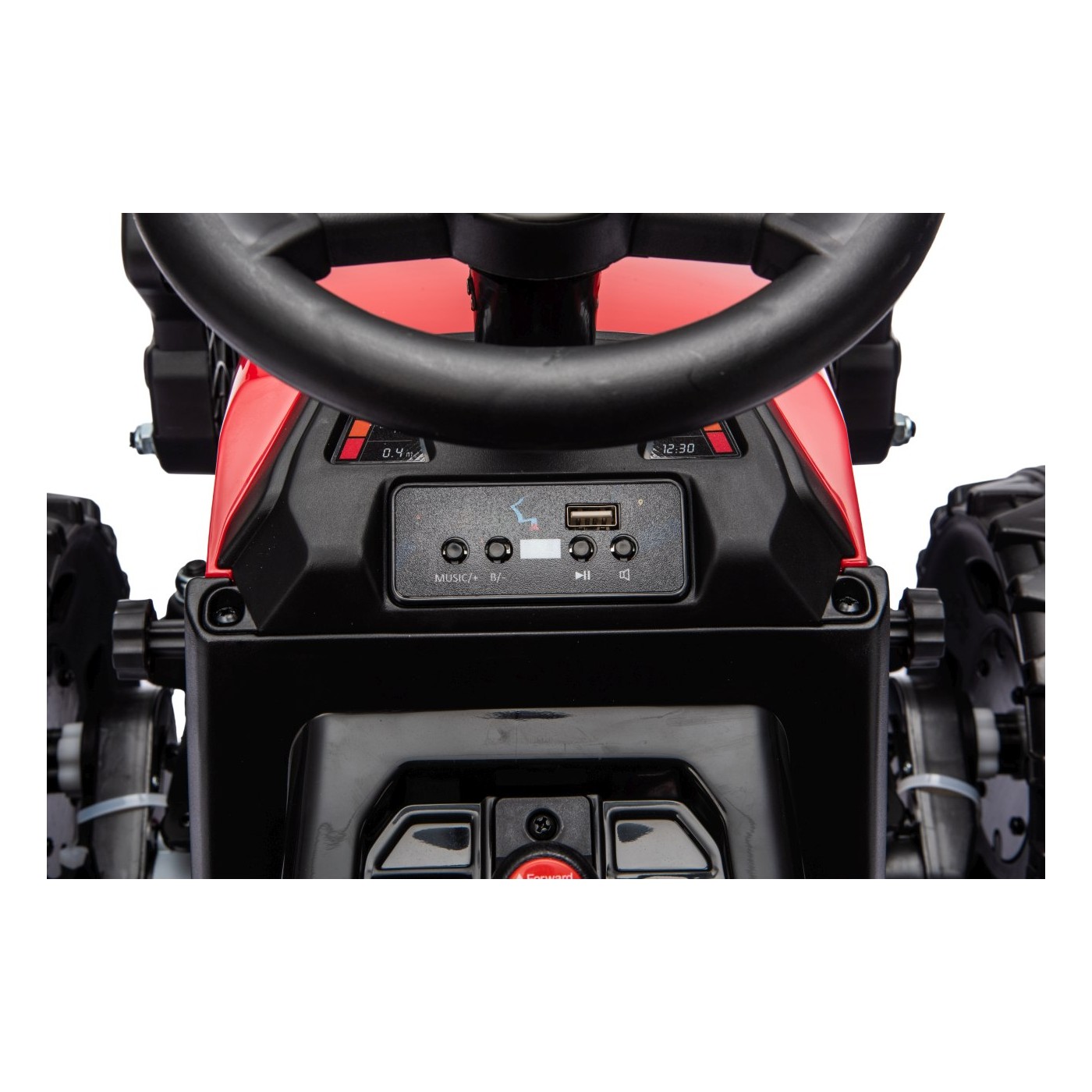 Traktor XT60 s prívesom Červený