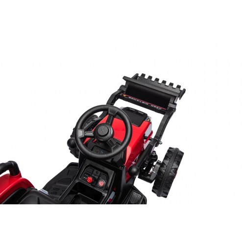 Traktor XT60 s prívesom Červený