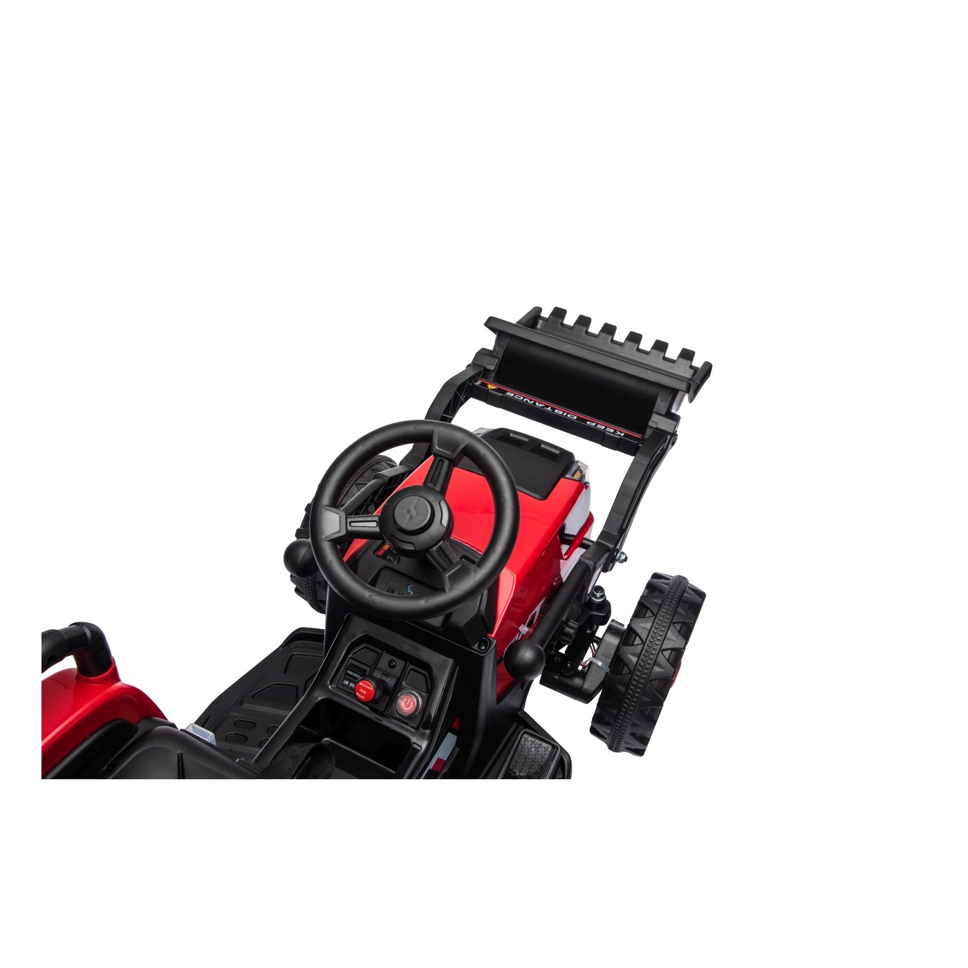 Traktor XT60 s prívesom Červený