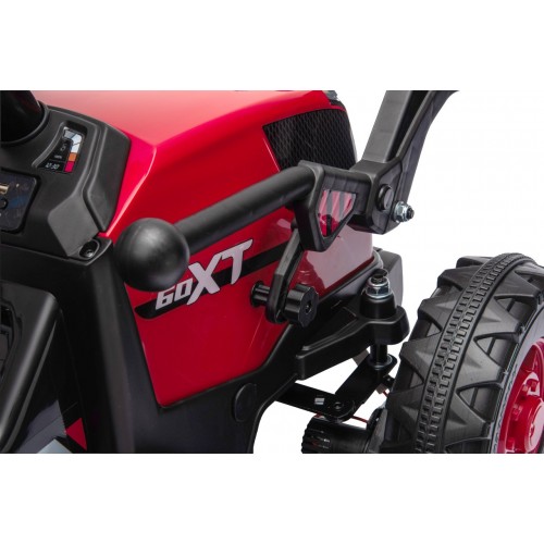 Traktor XT60 s prívesom Červený