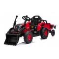 Traktor XT60 s prívesom Červený