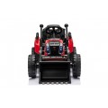 Traktor XT60 s prívesom Červený