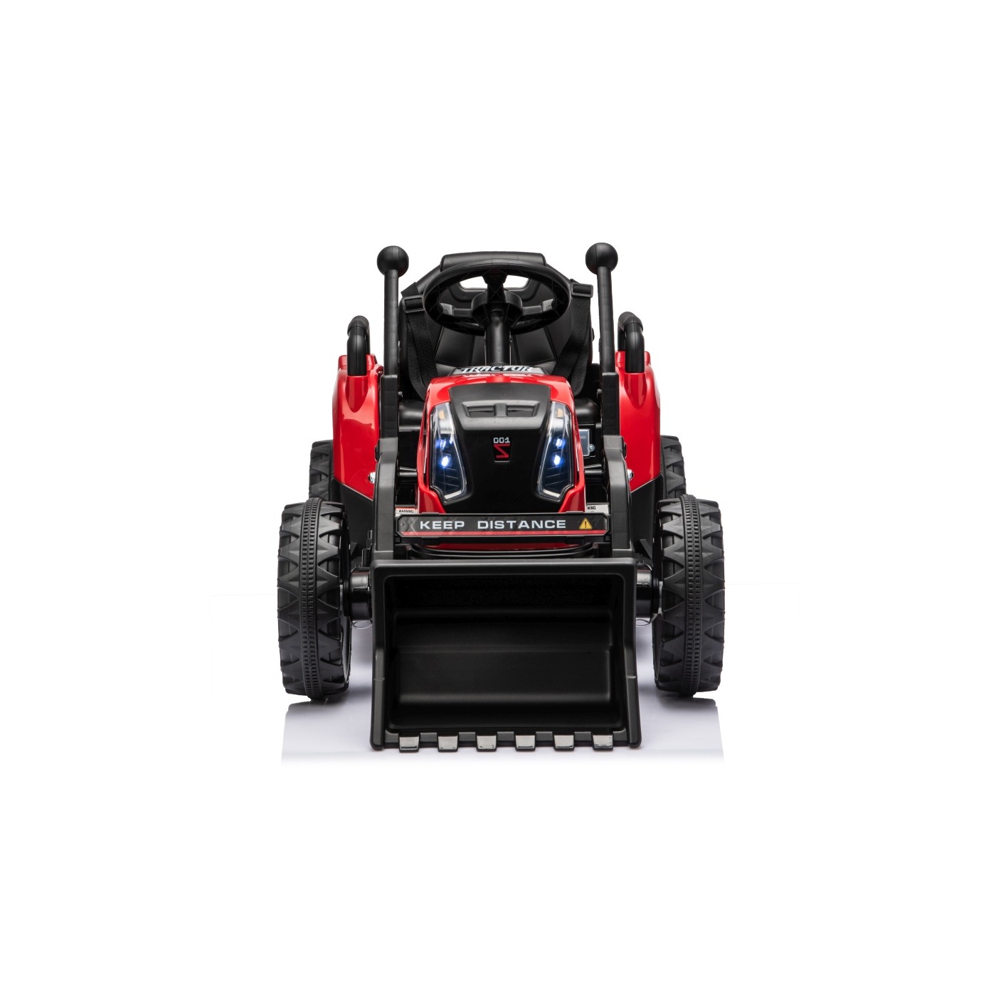 Traktor XT60 s prívesom Červený