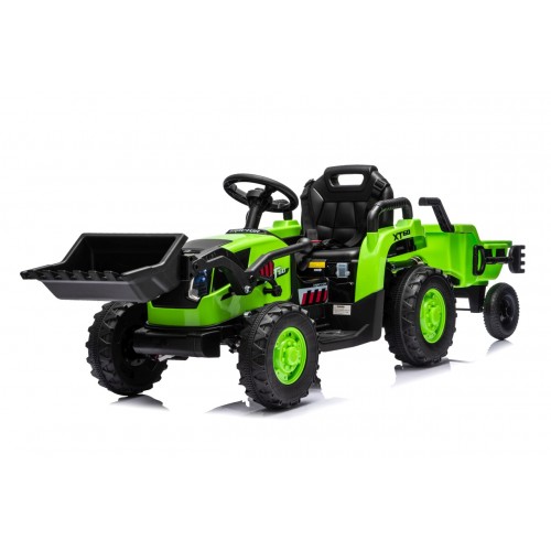 Traktor XT60 s prívesom zelený