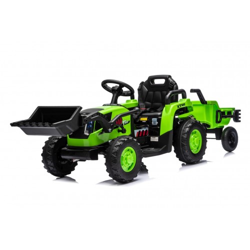 Traktor XT60 s prívesom zelený