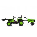 Traktor XT60 s prívesom zelený