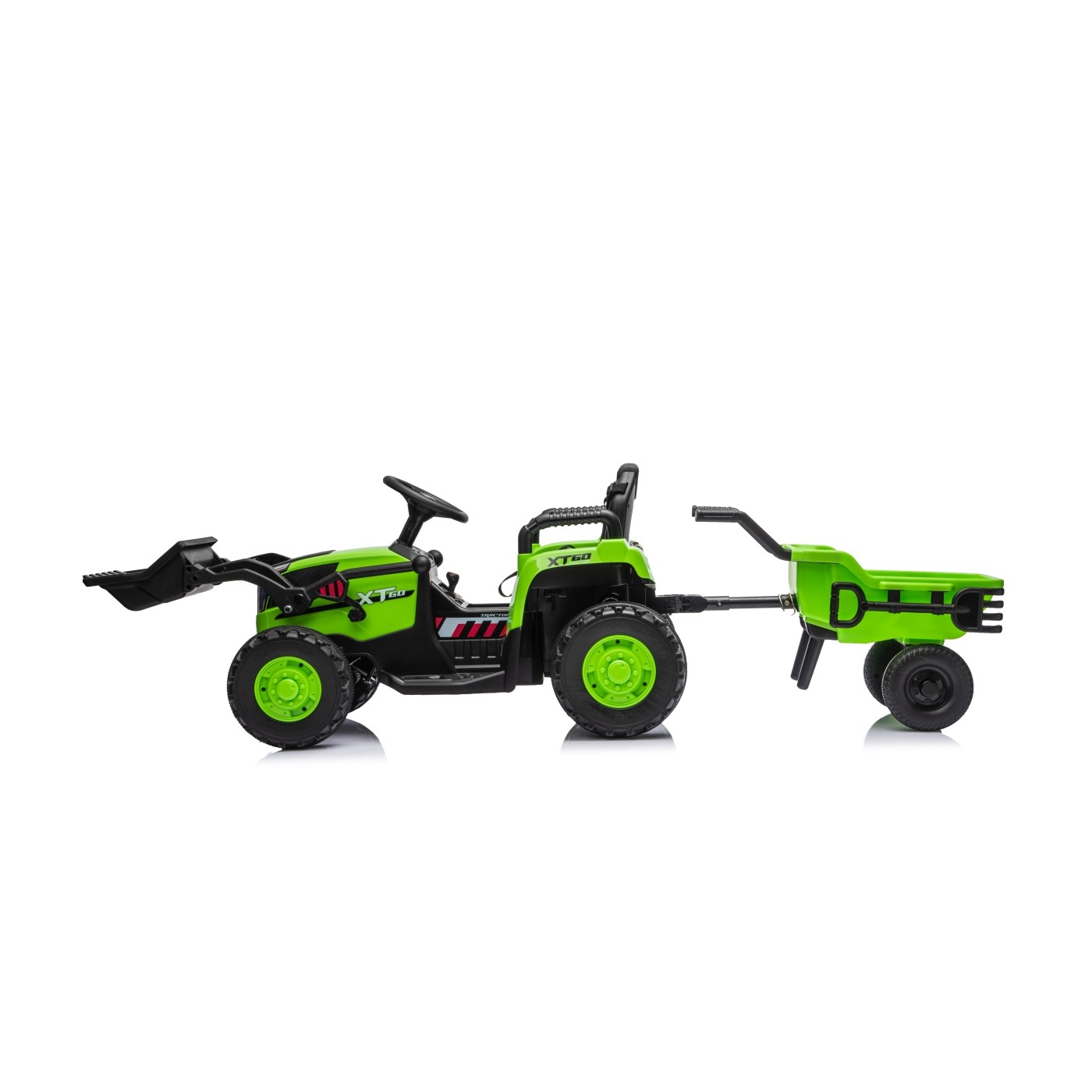 Traktor XT60 s prívesom zelený