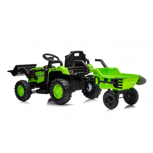 Traktor XT60 s prívesom zelený