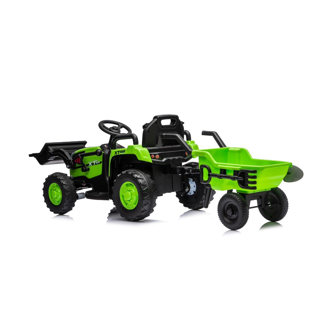 Traktor XT60 s prívesom zelený