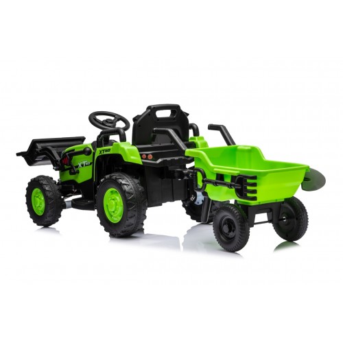 Traktor XT60 s prívesom zelený