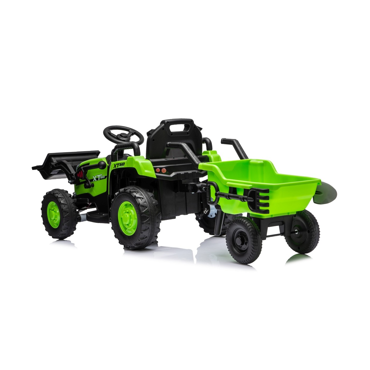 Traktor XT60 s prívesom zelený