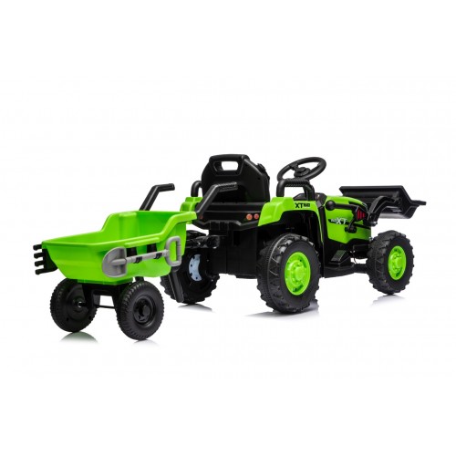 Traktor XT60 s prívesom zelený