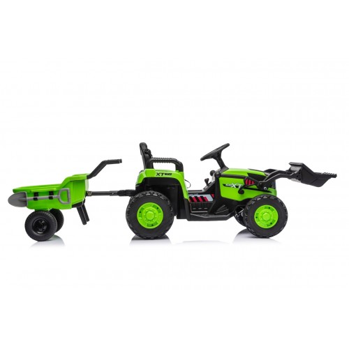 Traktor XT60 s prívesom zelený