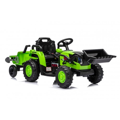 Traktor XT60 s prívesom zelený