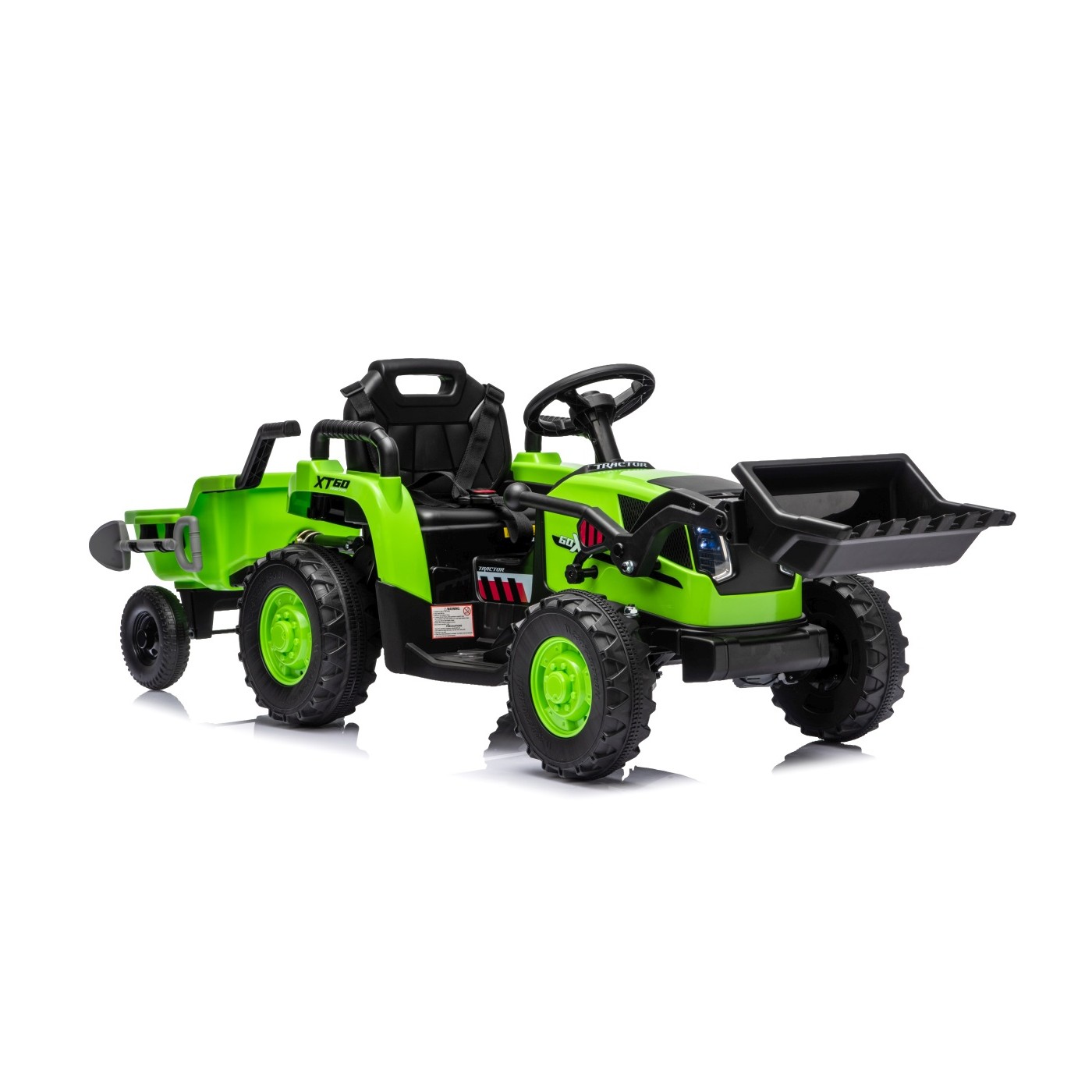 Traktor XT60 s prívesom zelený