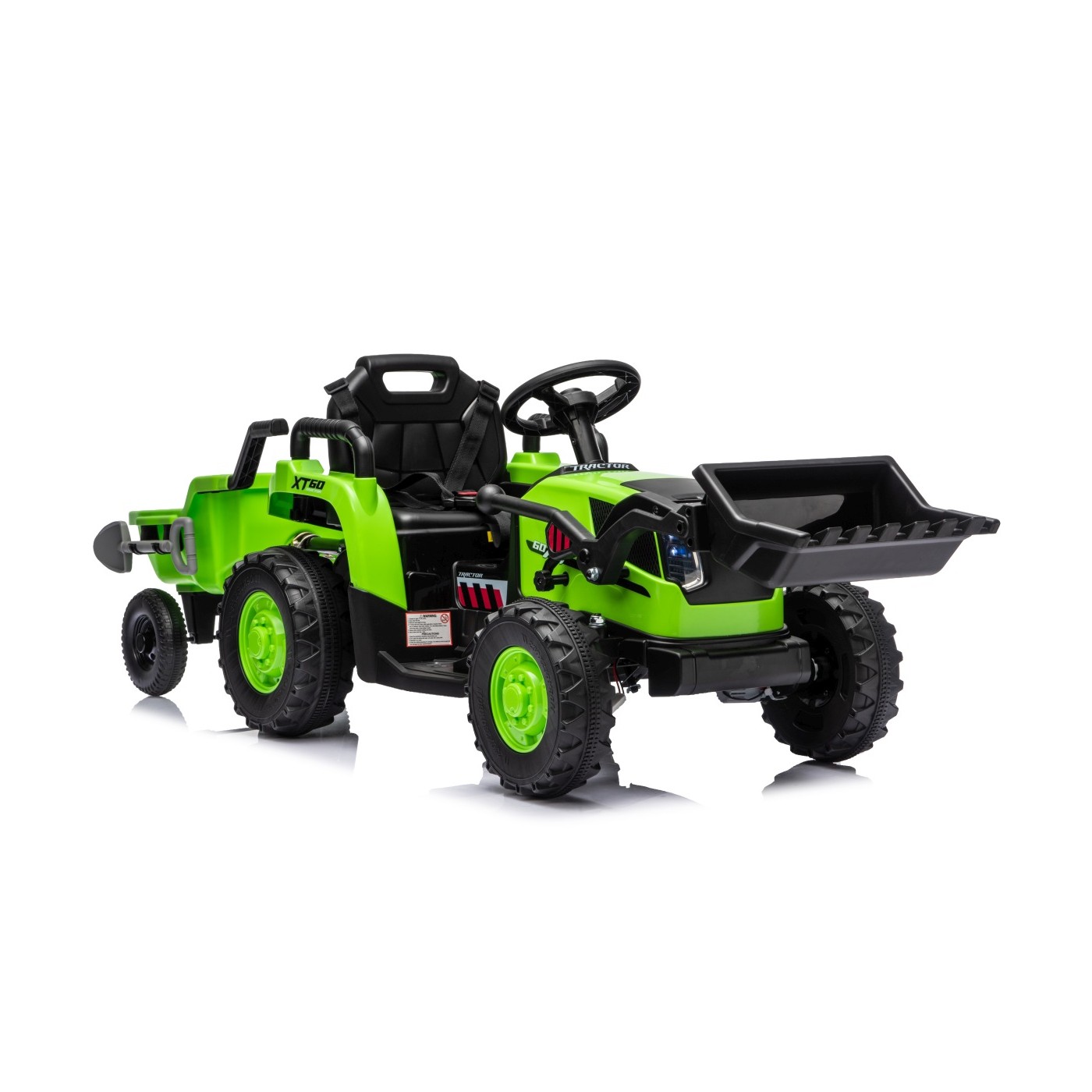 Traktor XT60 s prívesom zelený