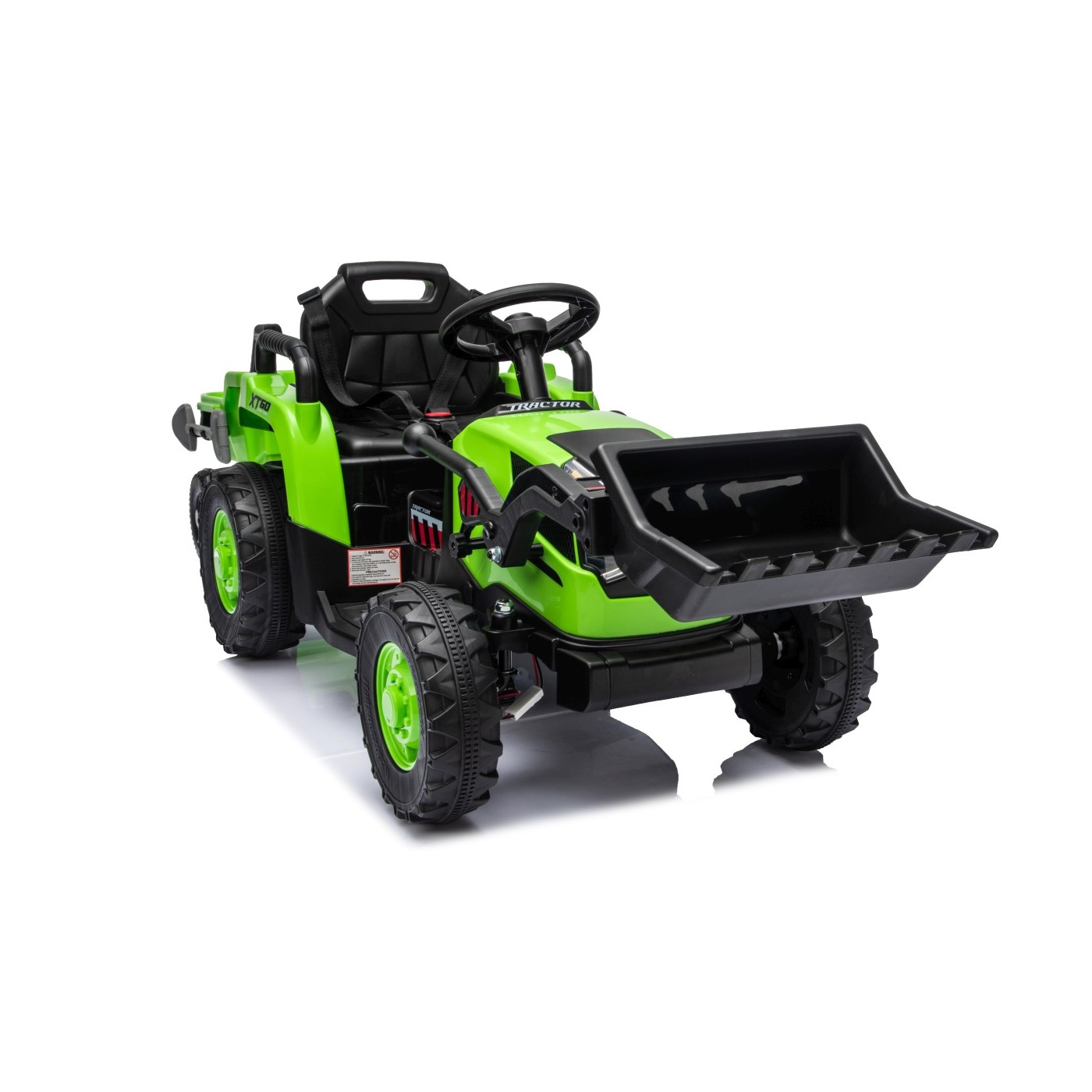 Traktor XT60 s prívesom zelený