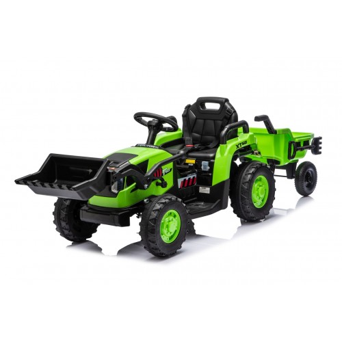 Traktor XT60 s prívesom zelený