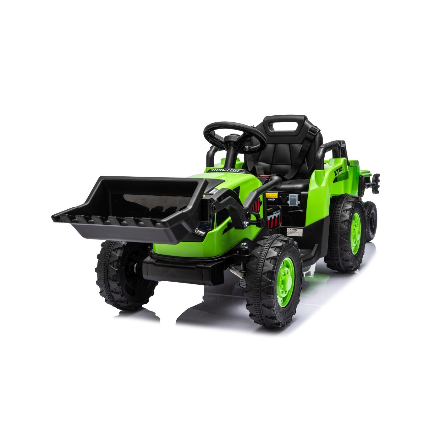 Traktor XT60 s prívesom zelený