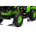 Traktor XT60 s prívesom zelený