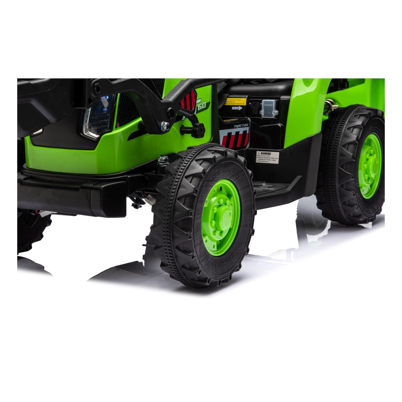 Traktor XT60 s prívesom zelený