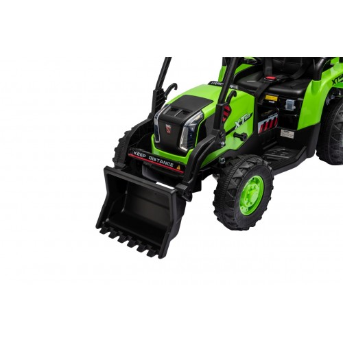 Traktor XT60 s prívesom zelený