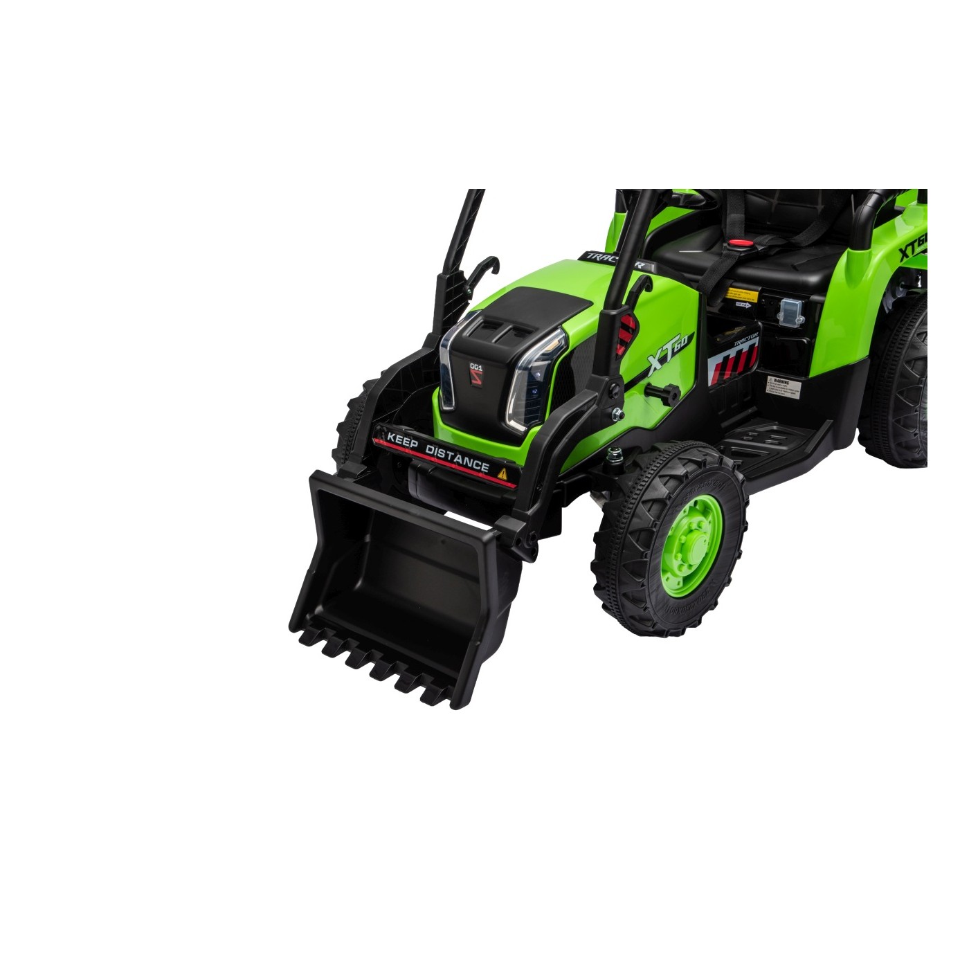 Traktor XT60 s prívesom zelený