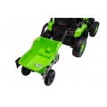 Traktor XT60 s prívesom zelený