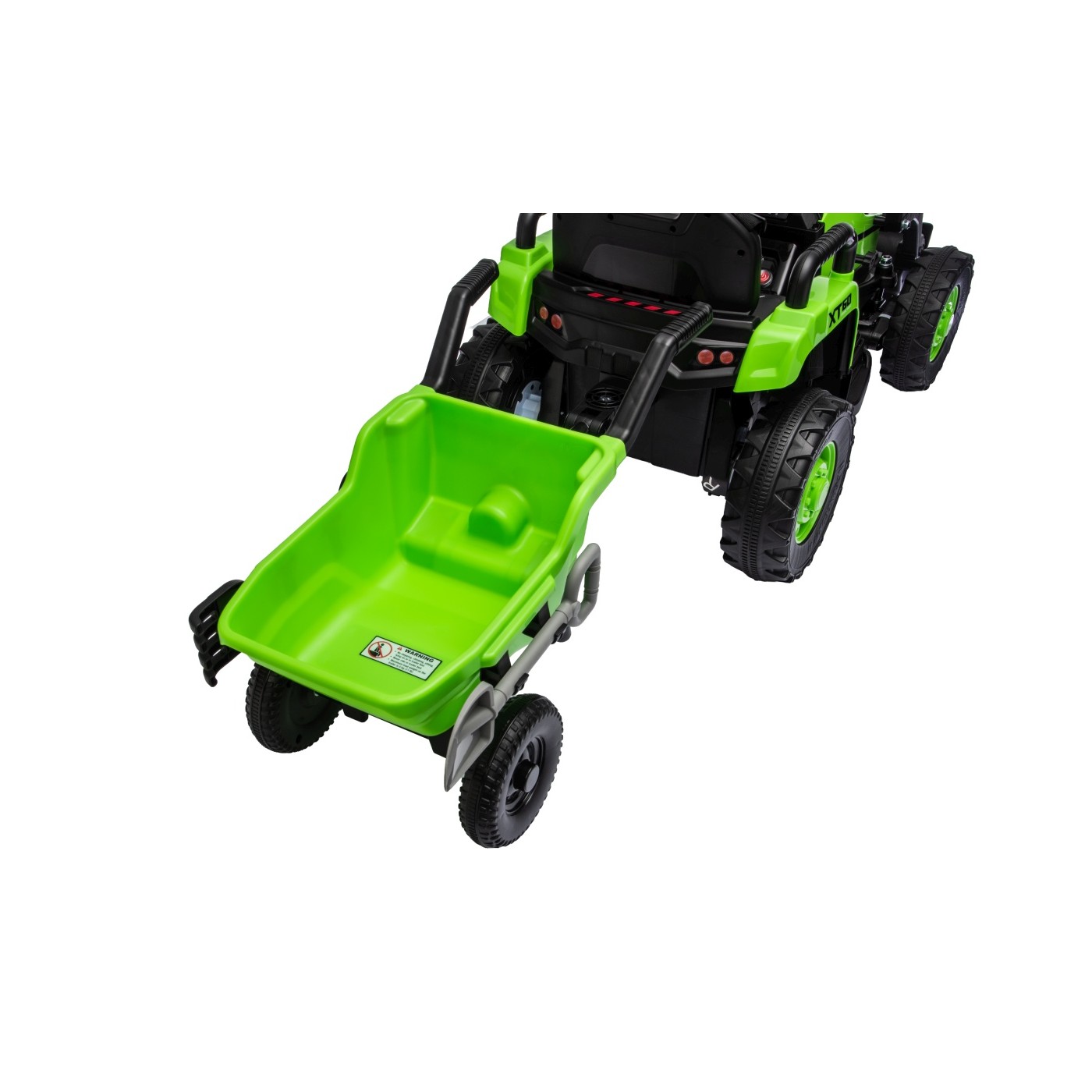 Traktor XT60 s prívesom zelený