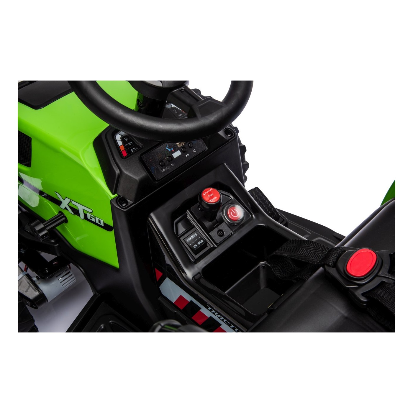 Traktor XT60 s prívesom zelený
