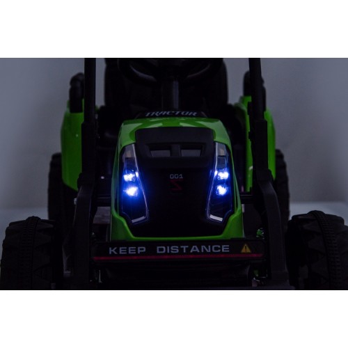 Traktor XT60 s prívesom zelený