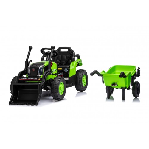 Traktor XT60 s prívesom zelený