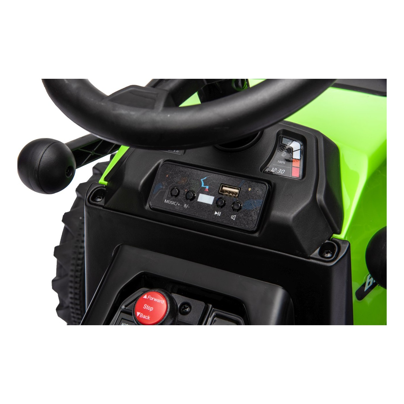 Traktor XT60 s prívesom zelený