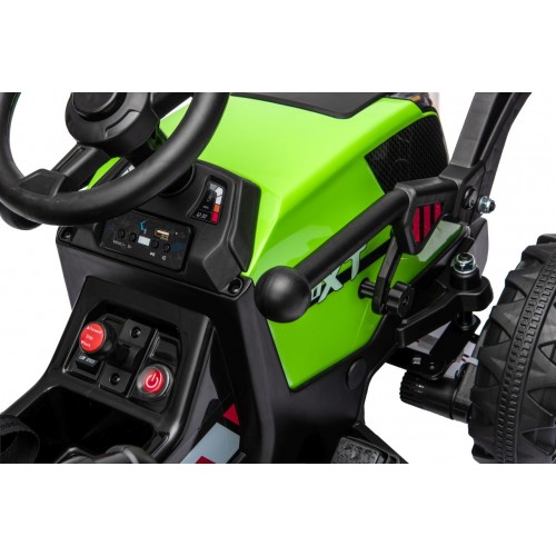 Traktor XT60 s prívesom zelený