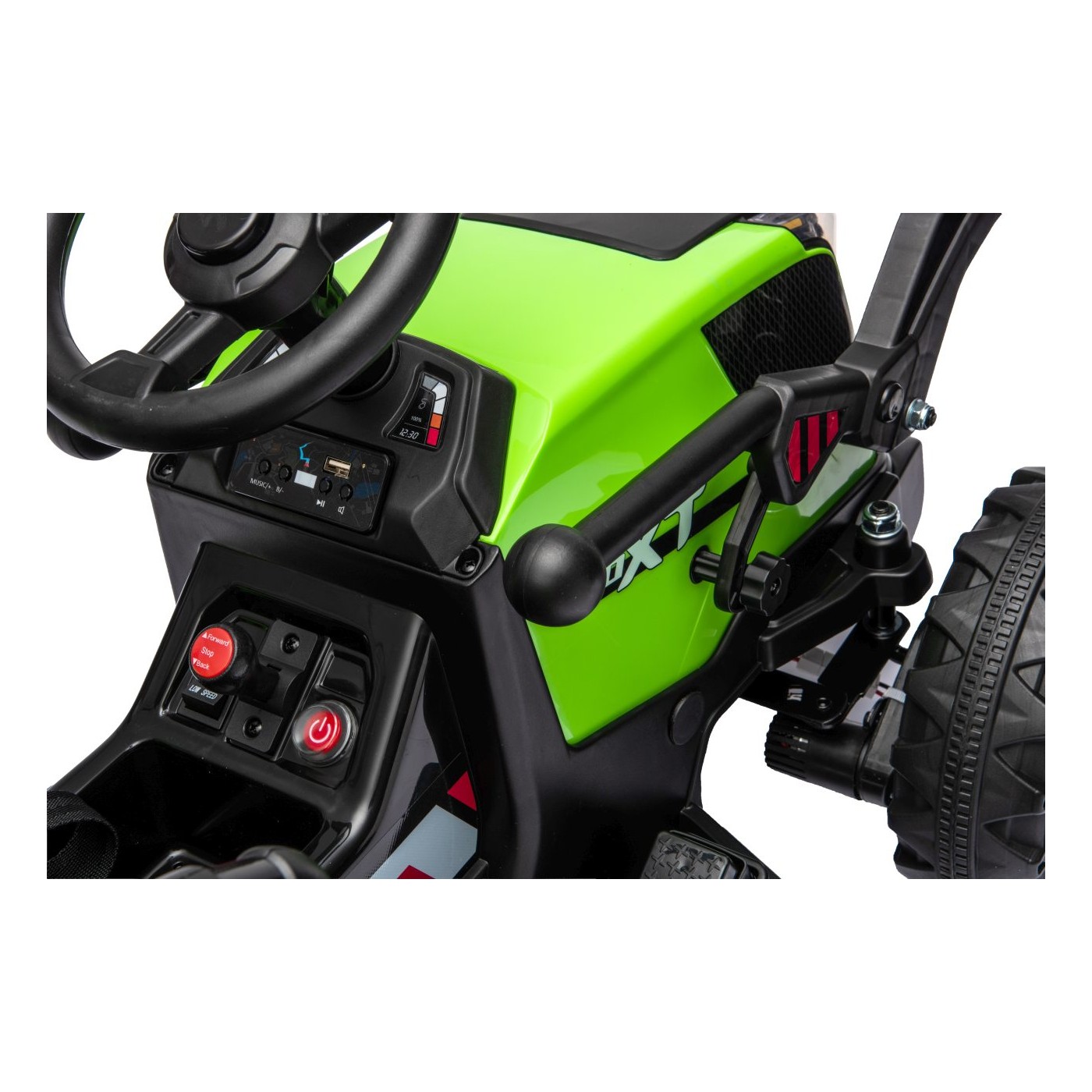 Traktor XT60 s prívesom zelený