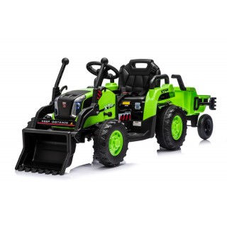 Traktor XT60 s prívesom zelený