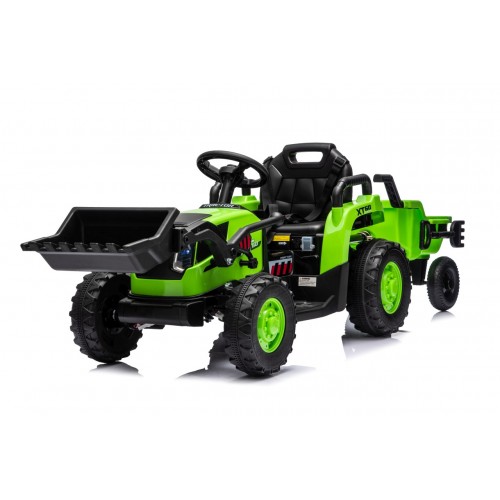 Traktor XT60 s prívesom zelený