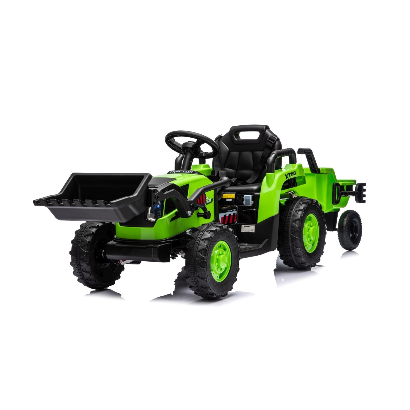 Traktor XT60 s prívesom zelený