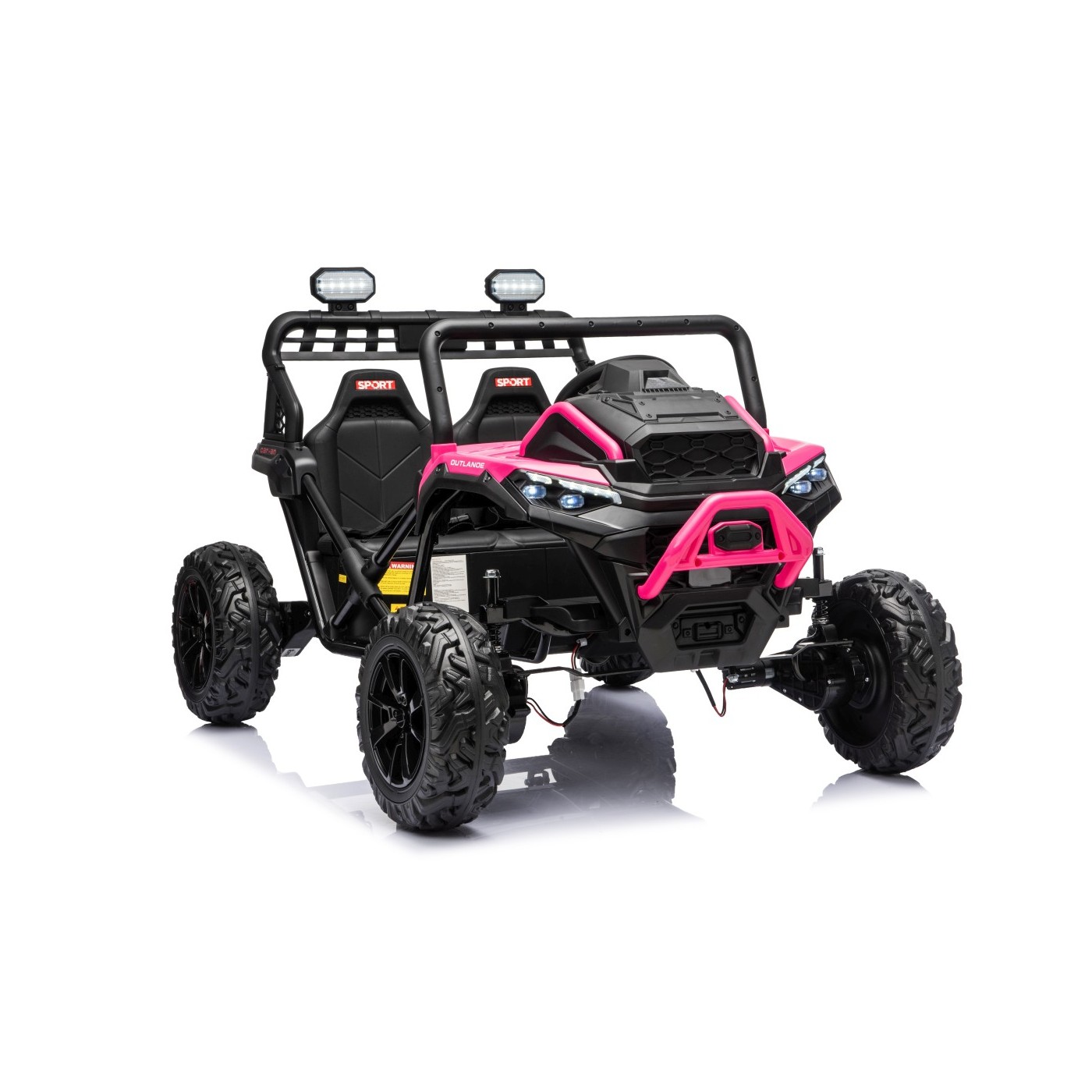 Kočík Sport OUTLAND 4x4 ružový