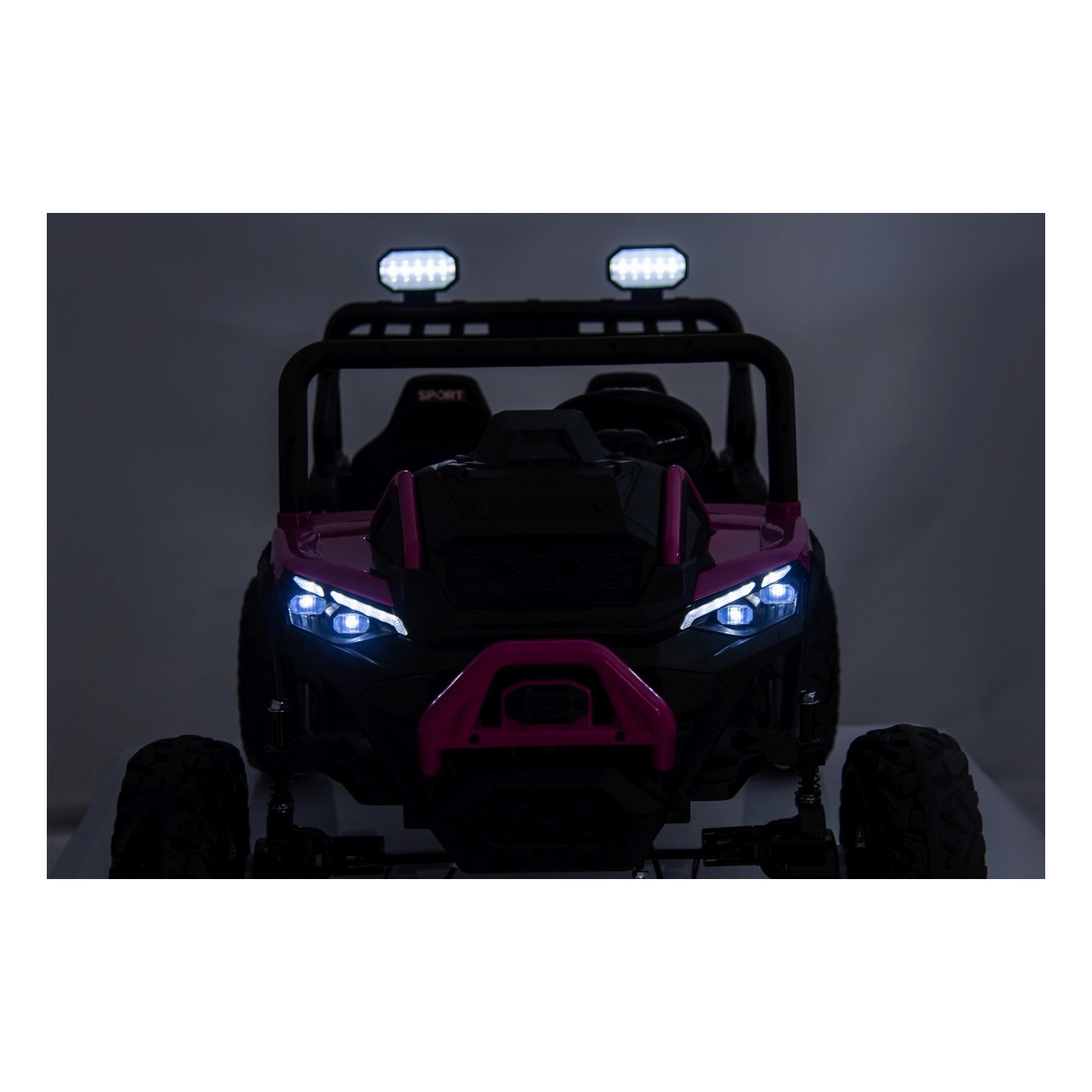 Kočík Sport OUTLAND 4x4 ružový