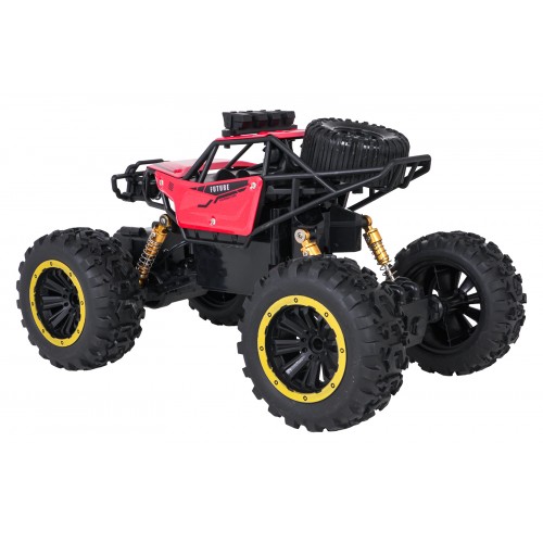 R/C pásový model 1:18 CLIMB POWER červený