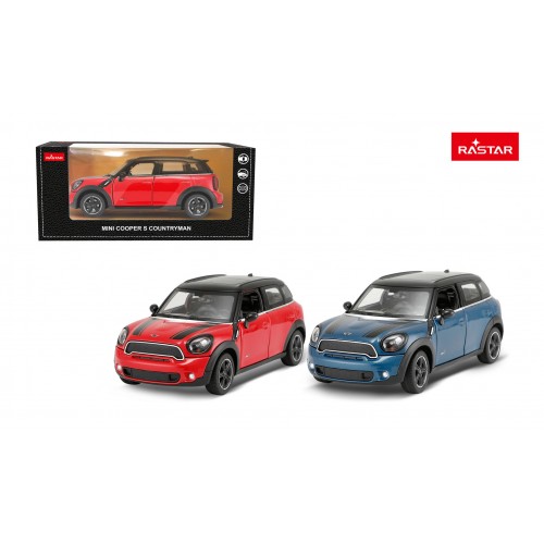 Kovové auto 1:24 MINI Countryman modré RASTAR