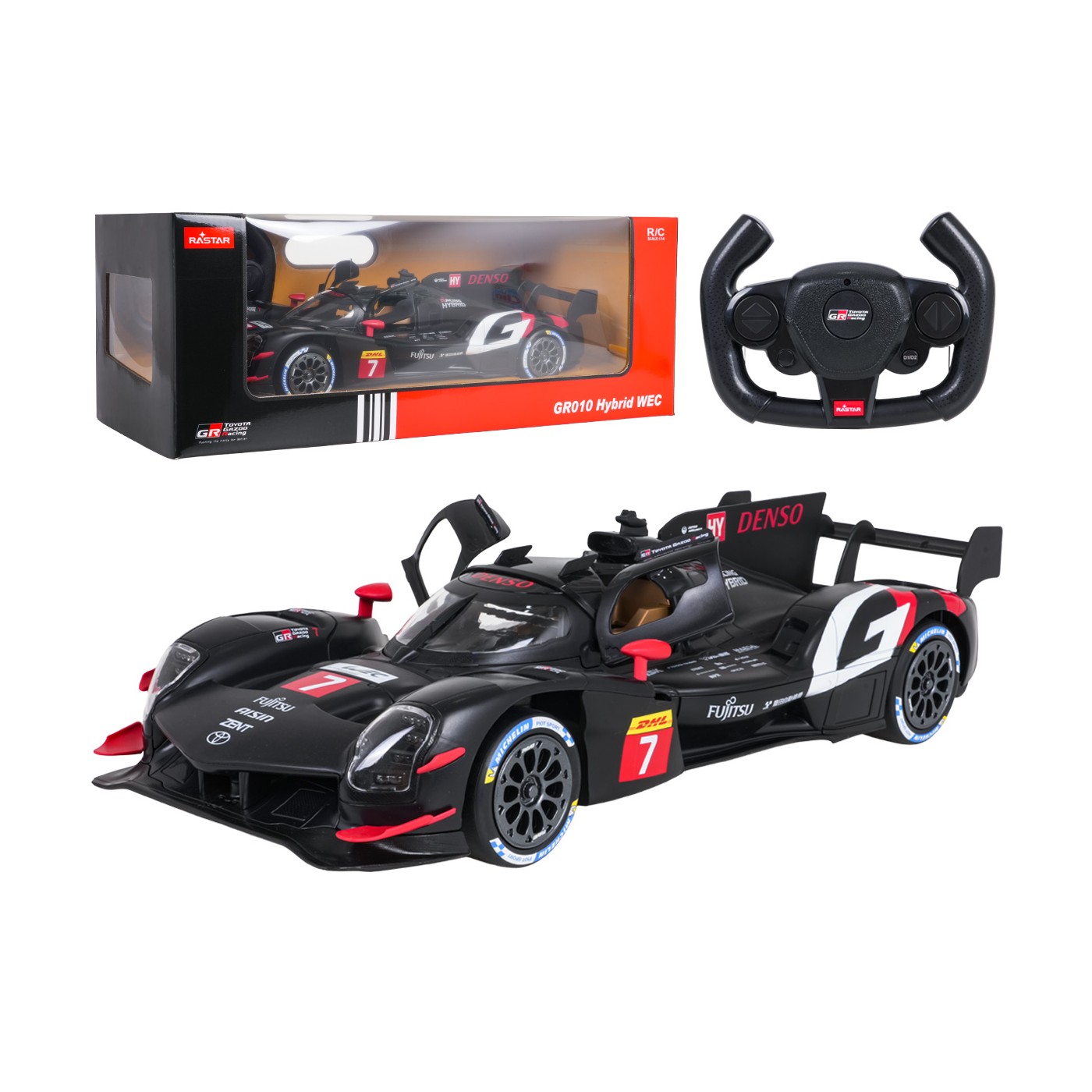R/C 1:14 Toyota GAZOO Racing GR010 Hybrid čierna RASTAR