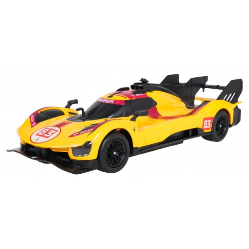 Rádiové auto 1:24 Ferrari 499P-N83 Žlté RASTAR